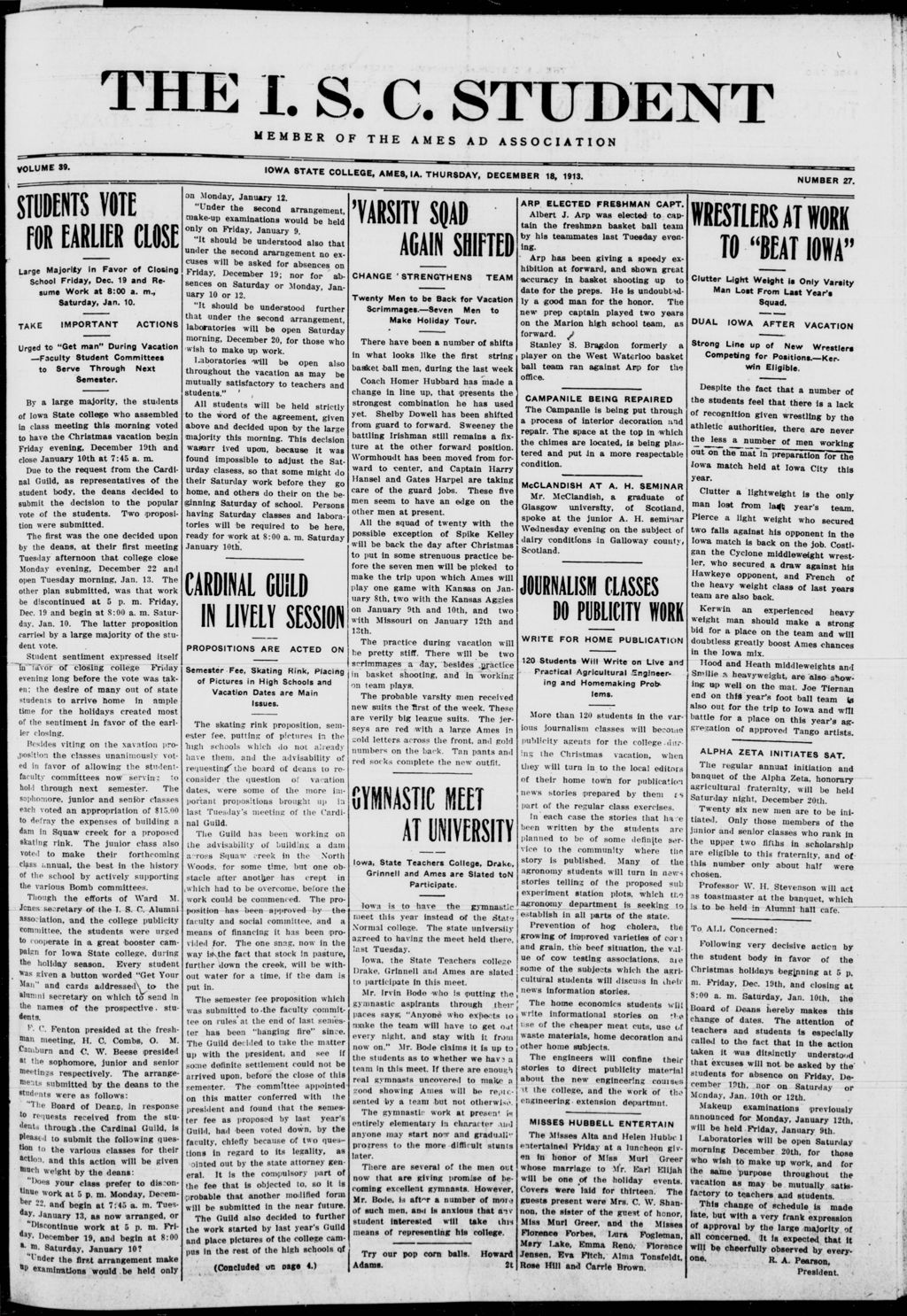 Miniature of December 1913
